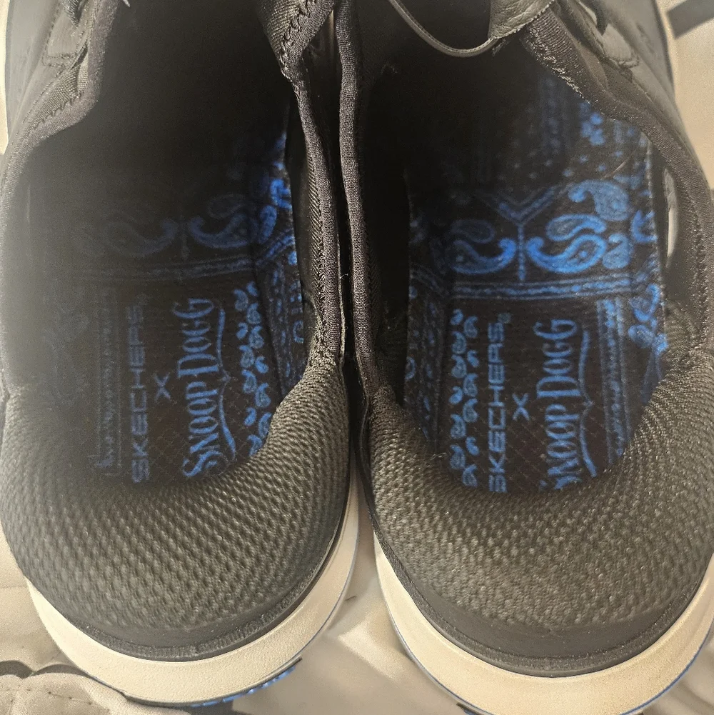 Skechers Snoop Dogg‎ Snoop One Mens Fashion Sneakers in Black White - 10.5 US